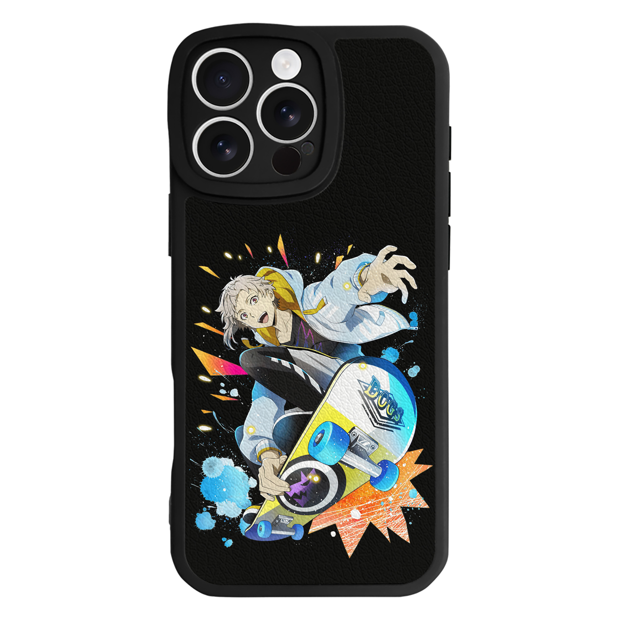 （画像用） 文豪ストレイドッグス Bungo Stray Dogs 【iPhone 16シリーズ対応】シリコンスマホケース（レザー調） 材質：シリコン